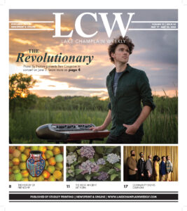 Lake Champlain Weekly, Volume 23, Issue 45, "The Revolutionary" (Cover)