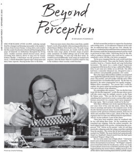 Lake Champlain Weekly, "Beyond Perception" (page 1)